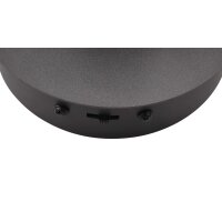 TRIO Leuchten Serie Orbit - Wandspot mattschwarzes Metall - Durchmesser ca. 14 cm