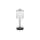 FH LIGHTING Akku Leuchten Serie Riva opalweißes Glas & sandschwarzes Metall - Höhe ca. 35 cm