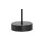 FH LIGHTING Akku Leuchten Serie Riva opalweißes Glas & sandschwarzes Metall - Höhe ca. 35 cm