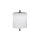 FH LIGHTING Akku Leuchten Serie Riva opalweißes Glas & sandschwarzes Metall - Höhe ca. 35 cm