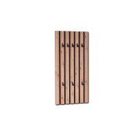 Wandgarderobe Tip 2 Artisaneiche & Schwarz –...