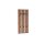 Wandgarderobe Tip 2 Artisaneiche & Schwarz – ca. 45 x 90 cm