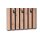 Wandgarderobe Tip 2 Artisaneiche & Schwarz – ca. 45 x 90 cm