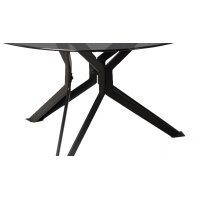 Couchtisch Miri 2 Grau & Schwarz – Durchmesser ca. 80 cm