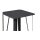 Beistelltisch Emma 2 Schwarz – ca. 40 x 50 cm
