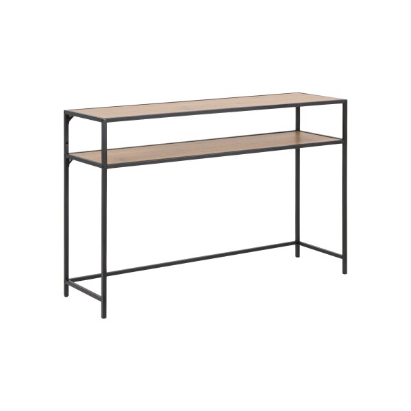 Konsoltisch Seaford im Industrielook - Beistelltisch Wildeiche & Schwarz – Länge ca. 120 cm