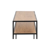 Konsoltisch Seaford im Industrielook - Beistelltisch Wildeiche & Schwarz – Länge ca. 120 cm
