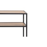 Konsoltisch Seaford im Industrielook - Beistelltisch Wildeiche & Schwarz – Länge ca. 120 cm