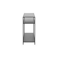 Konsoltisch Seaford im Industrielook - Beistelltisch schwarze Esche – Länge ca. 100 cm