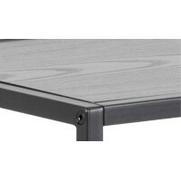 Konsoltisch Seaford im Industrielook - Beistelltisch schwarze Esche – Länge ca. 100 cm