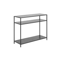 Konsoltisch Seaford im Industrielook - Beistelltisch schwarze Esche – Länge ca. 100 cm