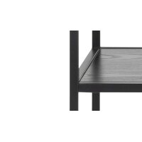 Konsoltisch Seaford im Industrielook - Beistelltisch schwarze Esche – Länge ca. 100 cm