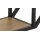 Regal Seaford im Industrielook als Wandregal Wildeiche & Schwarz – vier Fächer, Durchmesser ca. 77 cm