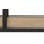 Regal Seaford im Industrielook als Wandregal Wildeiche & Schwarz – vier Fächer, Durchmesser ca. 77 cm