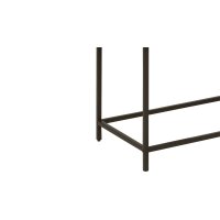 Vitrine Seaford im Industrielook Glas, Wildeiche & Metall – zwei Türen, Breite ca. 77 cm
