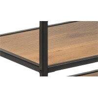 Medienregal Seaford im Industrielook als TV-Tisch Wildeiche & Schwarz – Länge ca. 120 cm