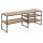 Medienregal Seaford im Industrielook als TV-Tisch Wildeiche & Schwarz – Länge ca. 120 cm