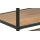 Medienregal Seaford im Industrielook als TV-Tisch Wildeiche & Schwarz – Länge ca. 120 cm