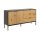 Sideboard Seaford im Industrielook Wildeiche & Schwarz – zwei Türen, drei Schubladen, Länge ca. 160 cm