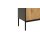 Sideboard Seaford im Industrielook Wildeiche & Schwarz – zwei Türen, drei Schubladen, Länge ca. 160 cm