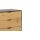 Sideboard Seaford im Industrielook Wildeiche & Schwarz – zwei Türen, drei Schubladen, Länge ca. 160 cm