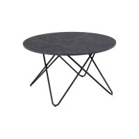Couchtisch Wyre Schwarz – ca. 80 cm Durchmesser