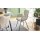 Interliving Esszimmer Serie 5115 - Armlehnstuhl mit meliertem Bezug beiger Webstoff Shout 05 & anthrazitfarbenes Metall