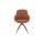 Interliving Esszimmer Serie 5115 - Armlehnstuhl mit Stativgestell sattelfarbenes Leder LD2015 & anthrazitfarbenes Metall