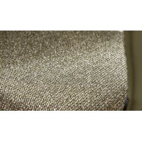 Interliving Esszimmer Serie 5115 - Vierfußstuhl mit Stoff und Leder jadefarbenes Leder LD7830 & moosfarbener Bezug Sneak 59, umbraugraues Metall