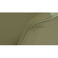 Interliving Esszimmer Serie 5115 - Armlehnstuhl mit Lederbezug jadefarbenes Leder LD7830 & anthrazitfarbenes Metall