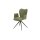 Interliving Esszimmer Serie 5115 - Armlehnstuhl mit Lederbezug jadefarbenes Leder LD7830 & anthrazitfarbenes Metall