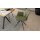 Interliving Esszimmer Serie 5115 - Armlehnstuhl mit Lederbezug jadefarbenes Leder LD7830 & anthrazitfarbenes Metall