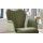 Interliving Esszimmer Serie 5115 - Armlehnstuhl mit Lederbezug jadefarbenes Leder LD7830 & anthrazitfarbenes Metall