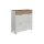 Interliving Garderobe Serie 6012 - Garderoben-Set weißer Mattlack & Steineiche - dreiteilig