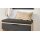 Interliving Garderobe Serie 6012 - Sitzkissen silber-anthrazitfarbener Bezug - Länge ca. 80 cm