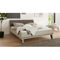 Interliving Schlafzimmer Serie 1032 – Komplettzimmer Kieselgrau & Weiß - vierteilig, Liegefläche ca. 180 x 200 cm