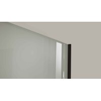 Interliving Schlafzimmer Serie 1032 – Schwebetürenschrank Kieselgrau & Weiß - drei Türen, Breite ca. 300 cm