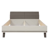 Interliving Schlafzimmer Serie 1032 – Bettgestell Kieselgrau & Havanna - Liegefläche ca. 180 x 200 cm
