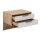 WIEMANN Modena Plus - Hänge-Nachtkonsolen-Set Champagner & Eiche bianco - zweiteilig, Breite ca. 60 cm