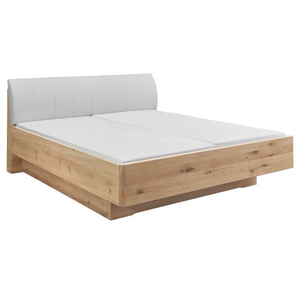 WIEMANN Modena Plus - Bettgestell Champagner & Eiche bianco - Liegefläche ca. 180 x 200 cm