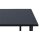 Couchtisch Paris 2 schwarzes Glas & schwarzes Metall - ca. 75 x 75 cm