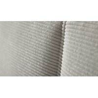 Interliving Boxspringbett Serie 1418 - Boxspringbett mit feinem Cordbezug silberfarbener Feincord – Liegefläche ca. 180 x 200 cm