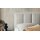 Interliving Boxspringbett Serie 1418 - Boxspringbett mit feinem Cordbezug silberfarbener Feincord – Liegefläche ca. 180 x 200 cm