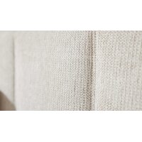 Interliving Boxspringbett Serie 1418 - Boxspringbett mit gestepptem Kopfteil naturfarbener Webstoff Famosa – Liegefläche ca. 180 x 200 cm