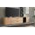 Interliving Wohnzimmer Serie 2029 - Hänge-Lowboard Wildeiche & Granit-Steinoptik - vier Türen, eine Schublade, Länge ca. 220 cm