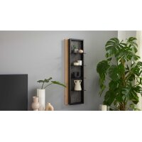 Interliving Wohnzimmer Serie 2029 - Wandregal Wildeiche...