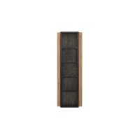 Interliving Wohnzimmer Serie 2029 - Wandregal Wildeiche & Granit-Steinoptik - ca. 46 x 135 cm