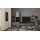 Interliving Wohnzimmer Serie 2030 - Wohnwand Wolfram Grey & Spaltholz - fünfteilig, Länge ca. 309 cm