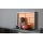 Interliving Wohnzimmer Serie 2030 - Wandboard Wolfram Grey & Spaltholz - ca. 48 x 38 cm