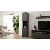 Interliving Wohnzimmer Serie 2030 - Vitrine Wolfram Grey...
